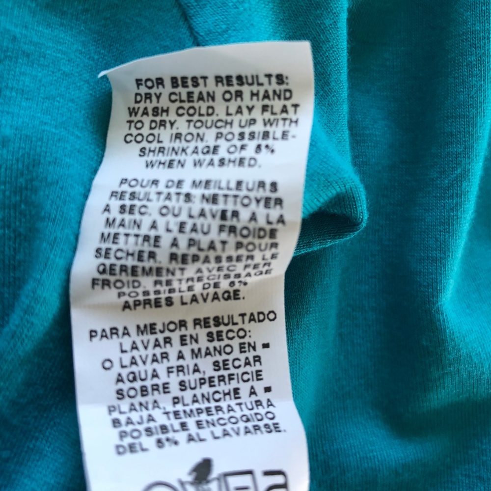Karen Kane Turquoise Top - Picture 6 of 7